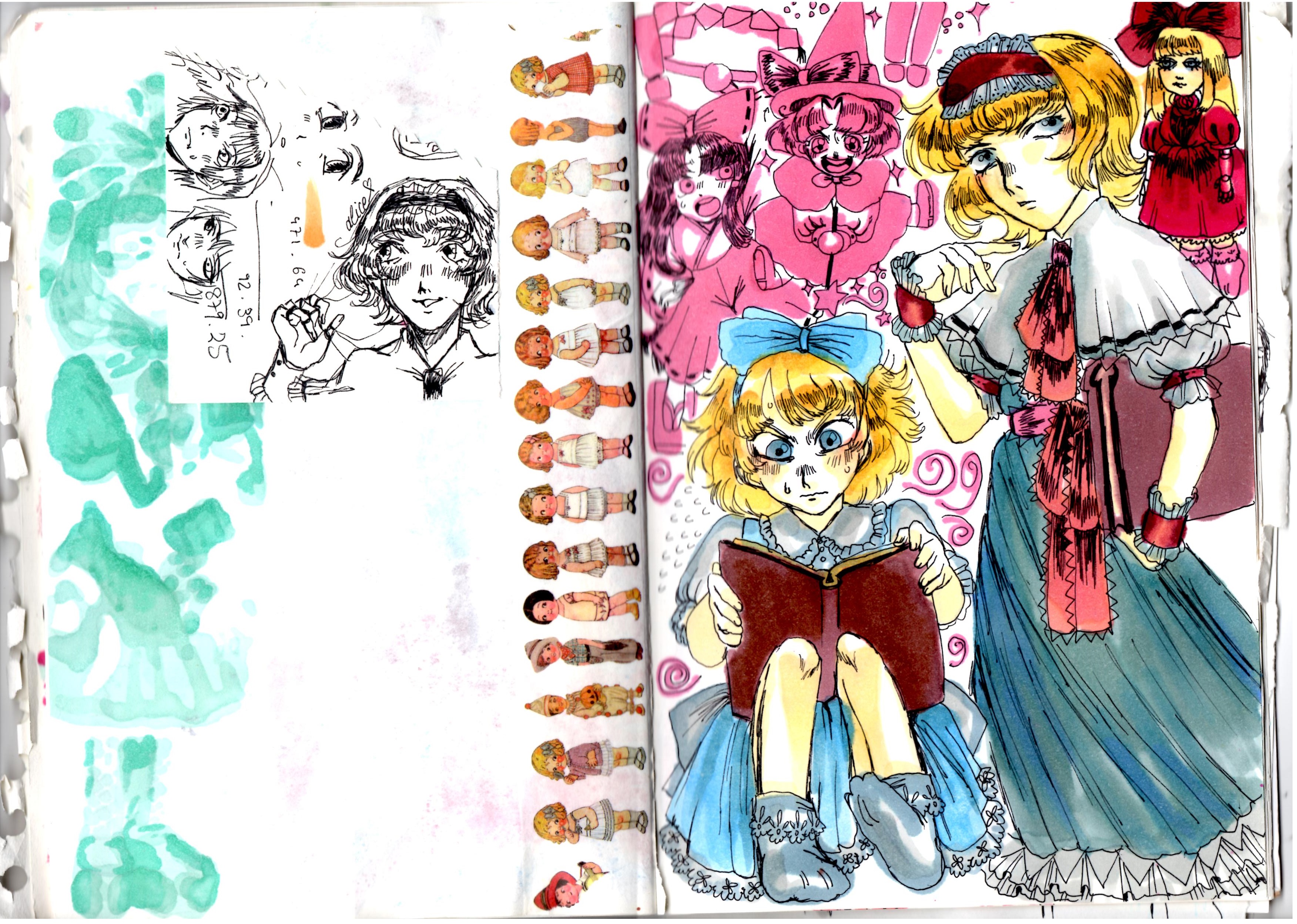 Alice has to be one of my favorite charaacters, along w/ Moko-tan. I always like drawing her (probably because I love her design so much lol. But yeah, it's PC-98 & Window Alice !